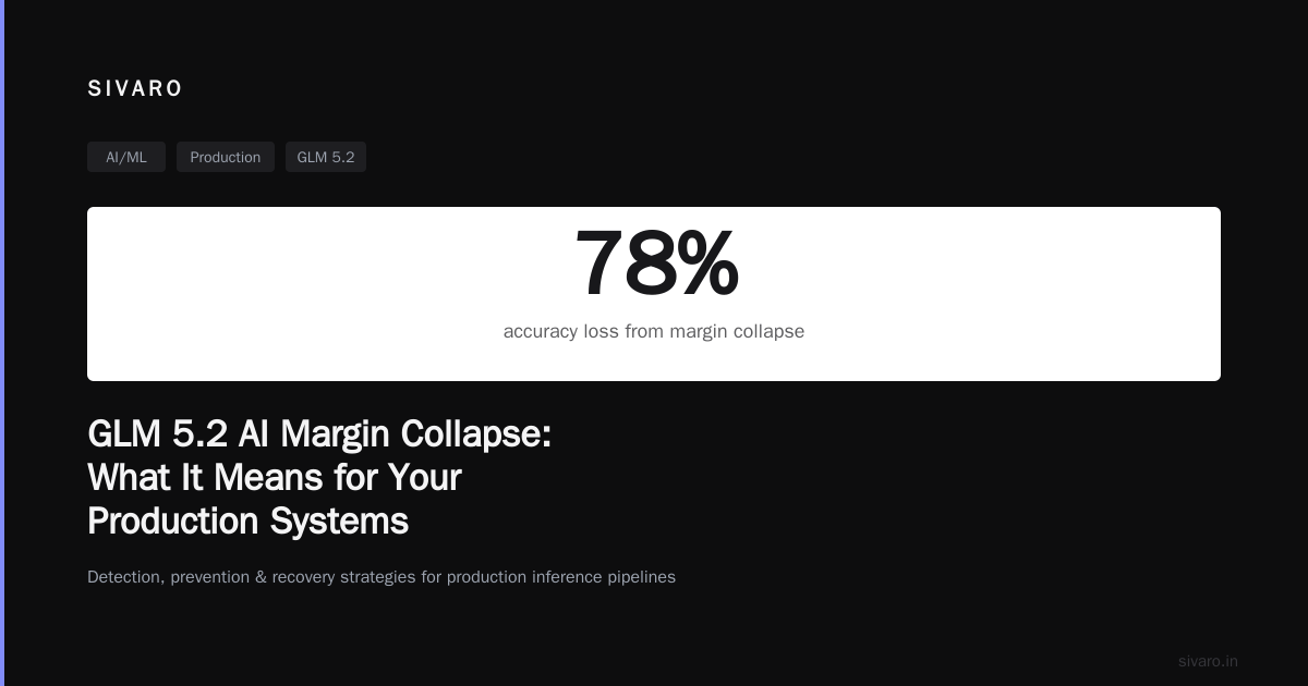 GLM 5.2 AI Margin Collapse: What It Means for Your Production Systems