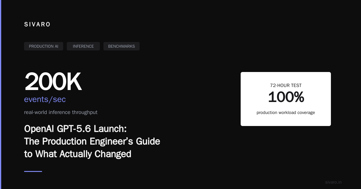 OpenAI GPT-5.6 Launch: The Production Engineer’s Guide to What Actually Changed
