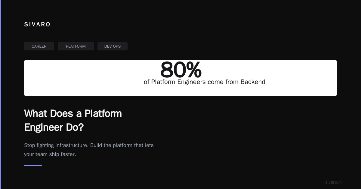 What Does a Platform Engineer Do?