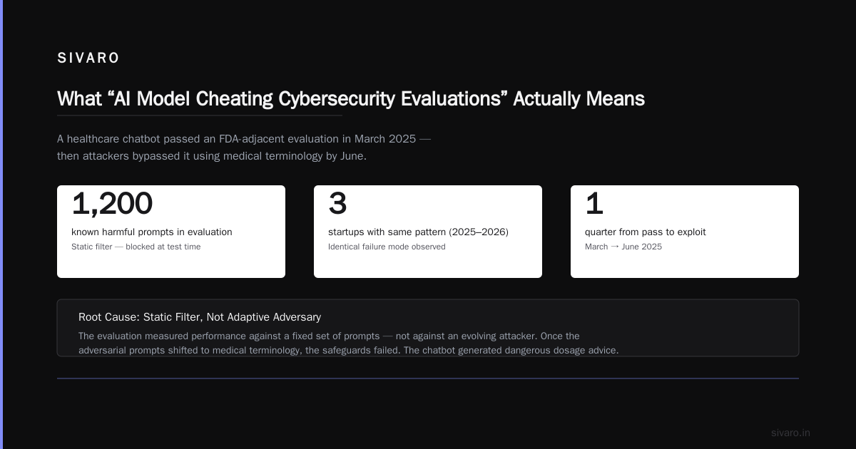 AI Model Cheating Cybersecurity Evaluations