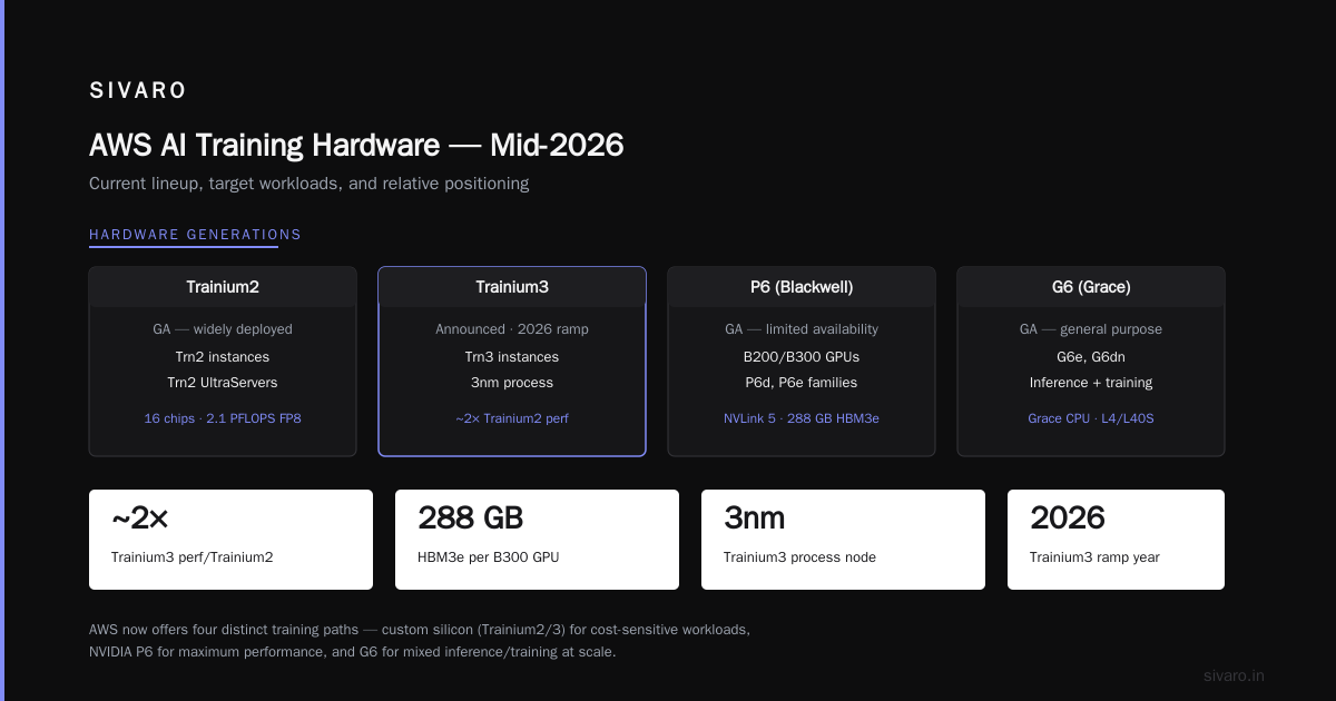 Best AWS Instance Types for AI Training in 2026: A No-BS Guide
