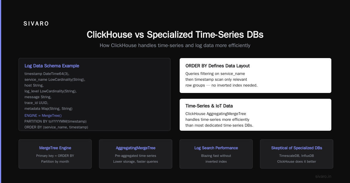 When NOT to Use ClickHouse