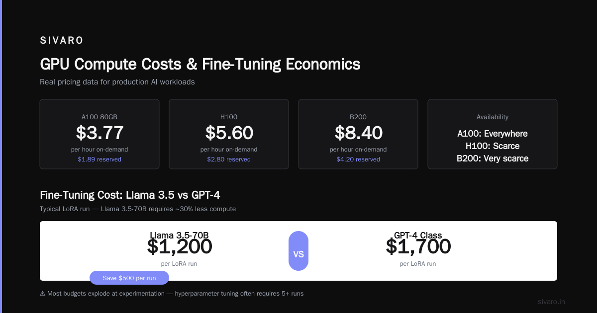 Fine-Tuning a Large Language Model: The Real Cost in 2026