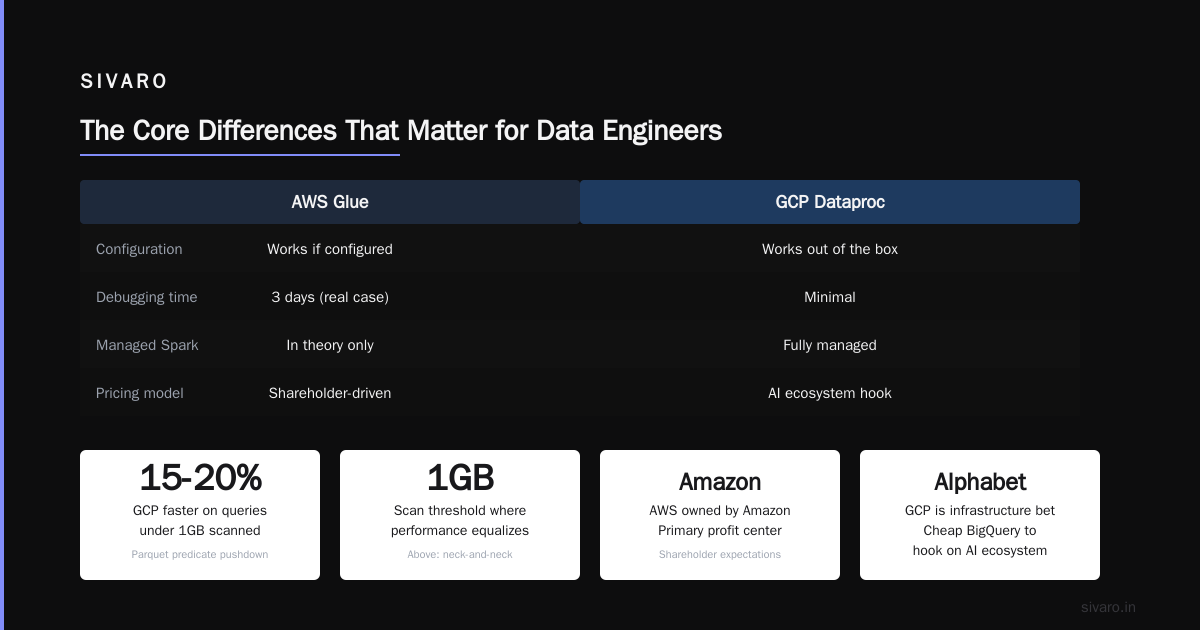 GCP vs AWS for Data Engineering in 2026: A Real-World Guide