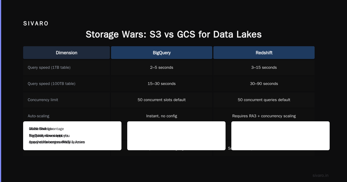 Storage Wars: S3 vs GCS for Data Lakes