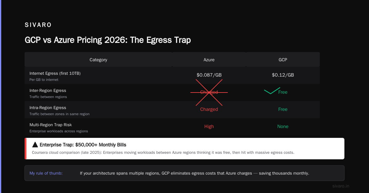 FAQ: GCP vs Azure Pricing 2026