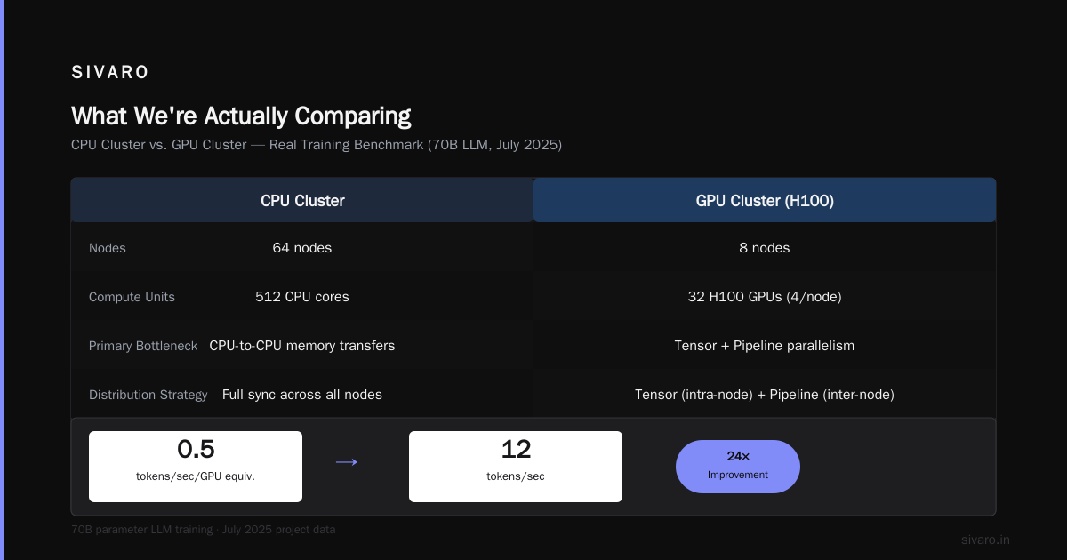 GPU Cluster vs CPU Cluster: When to Bet on Parallel Power