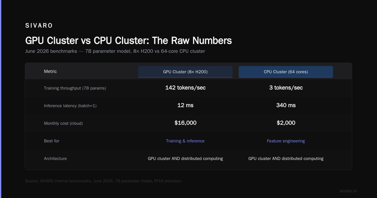 GPU Cluster vs Distributed Computing: The Real Choice for AI Infrastructure in 2026
