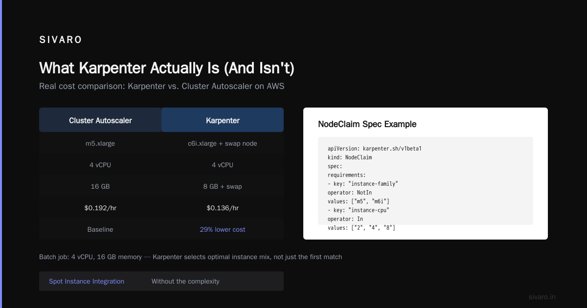 How I Cut Kubernetes Costs 40% Using Karpenter (Without Sacrificing Reliability)