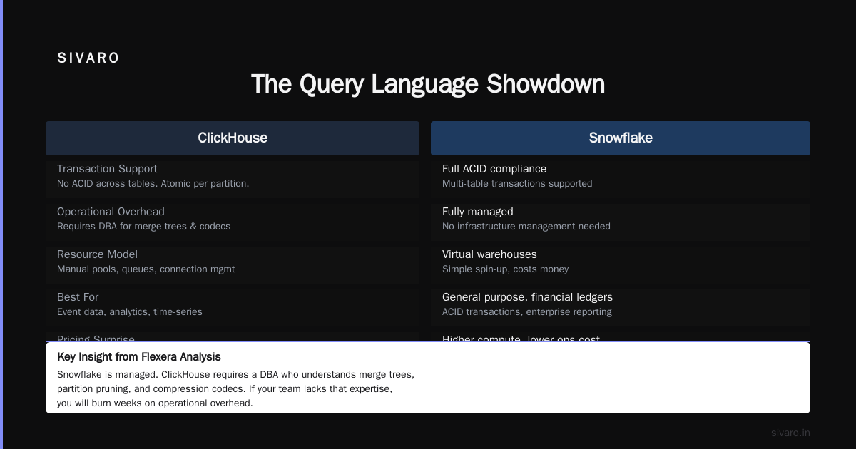 The Query Language Showdown