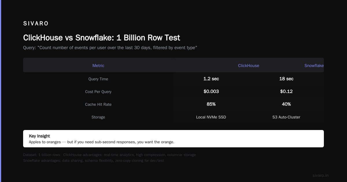 Is ClickHouse Better Than Snowflake? The Real Answer (2025)