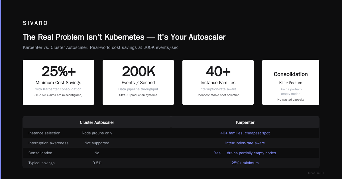 Karpenter Changed How We Think About Kubernetes Costs