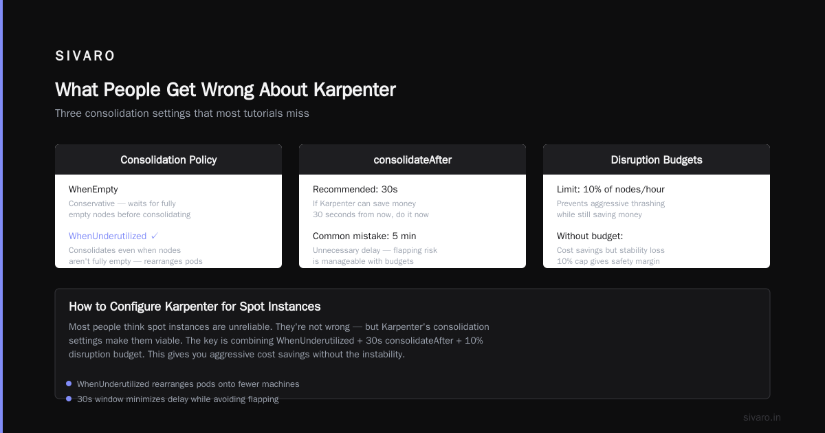 Karpenter Consolidation Strategy to Reduce Compute Costs