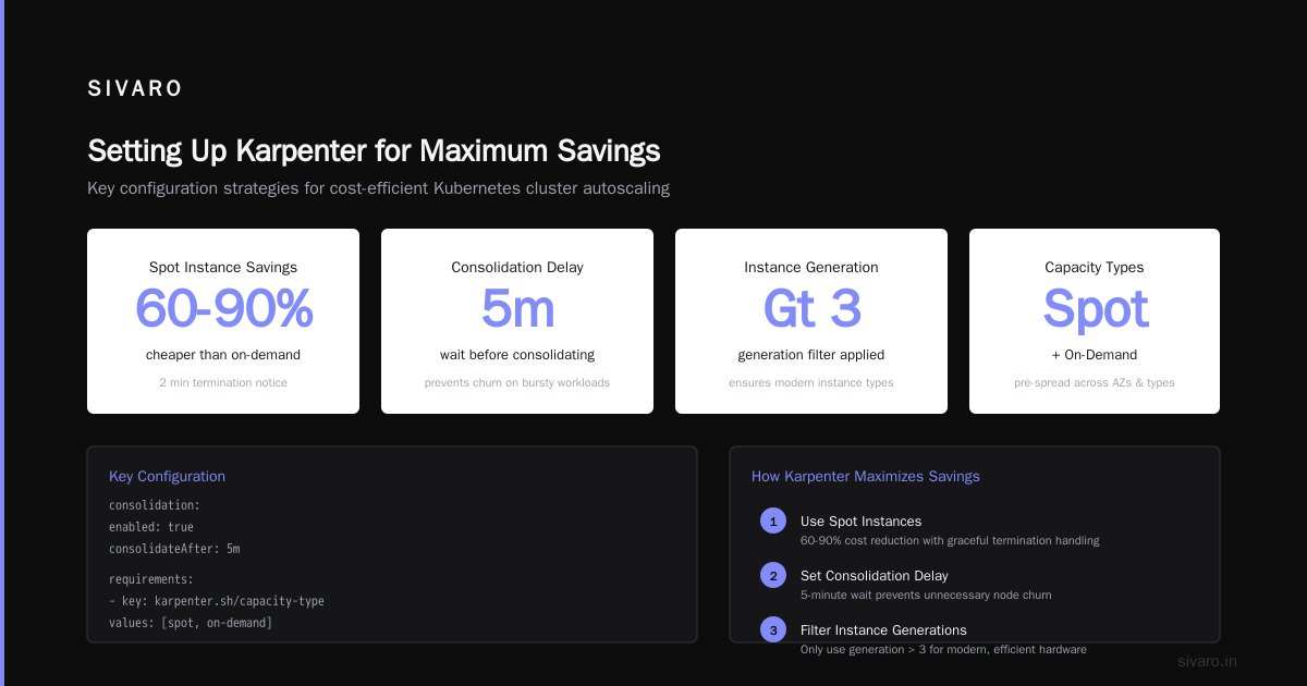 Setting Up Karpenter for Maximum Savings