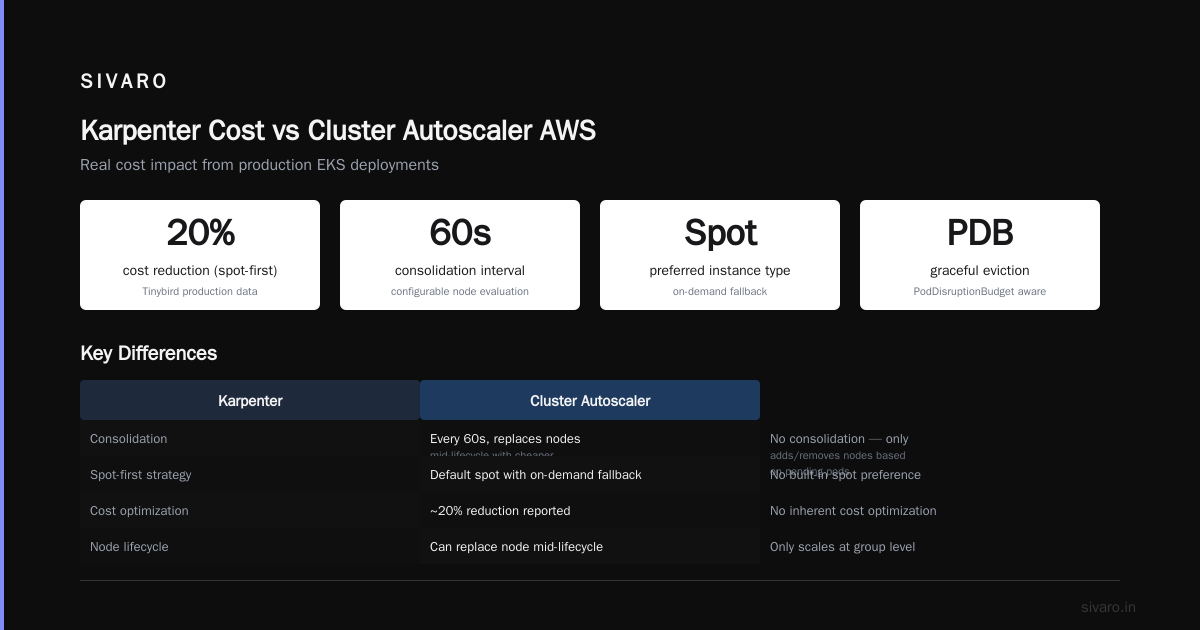 FAQ: Karpenter Cost Vs Cluster Autoscaler AWS