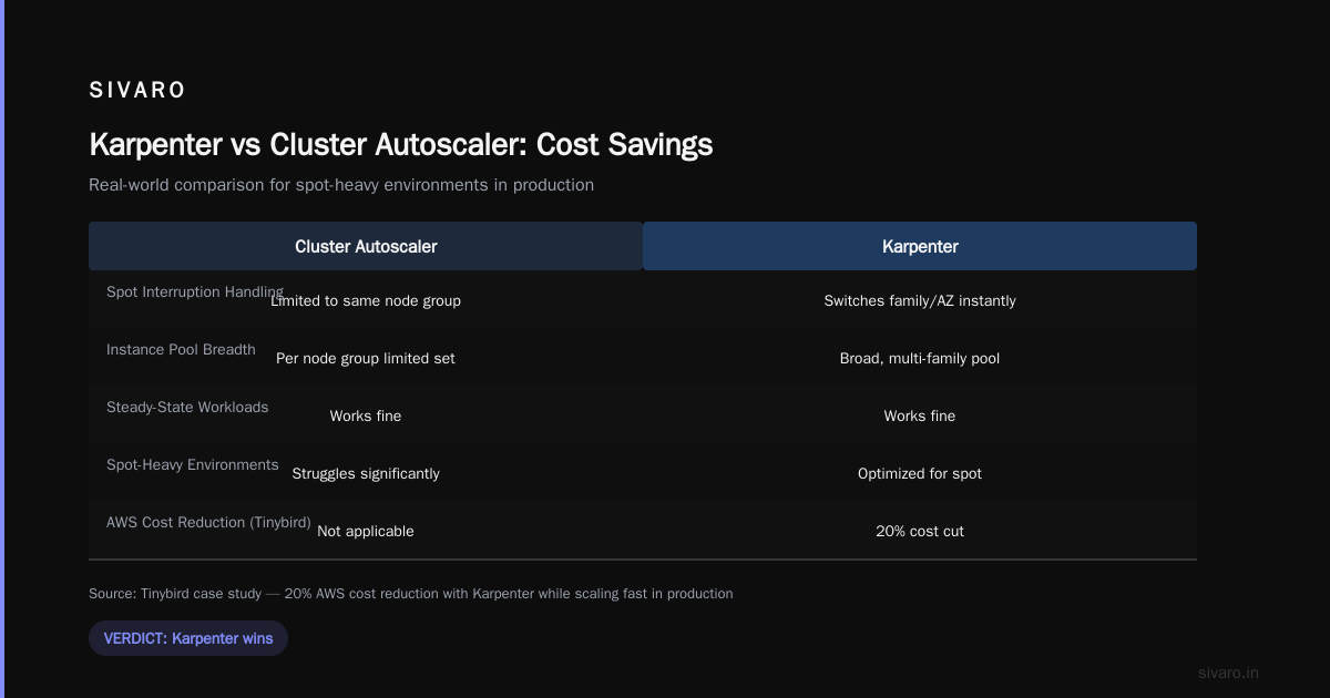 Karpenter Spot Instance Cost Optimization: How We Cut Cloud Bills by 40%