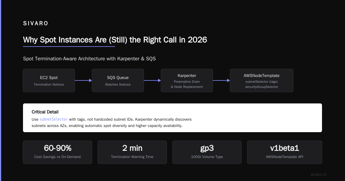 Karpenter Spot Instance Setup: The 2026 Guide