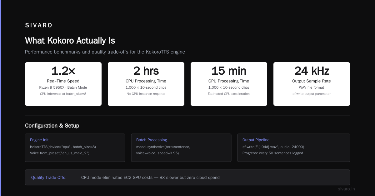 Local CPU-Friendly High-Quality TTS Kokoro: The Practical Guide