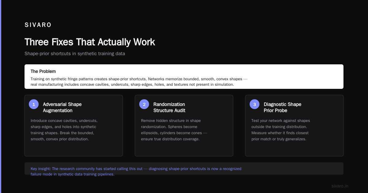 Three Fixes That Actually Work