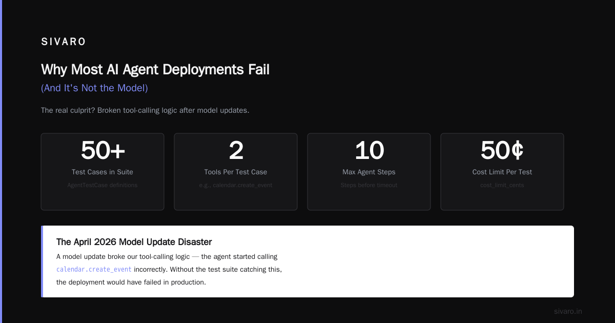 The AI Agent Deployment Pipeline Tutorial That Actually Works