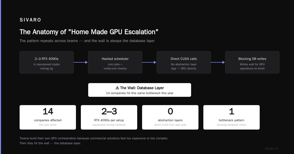The Home Made GPU Escalation: Why Your Postgres Connection Pooler Won't Save You