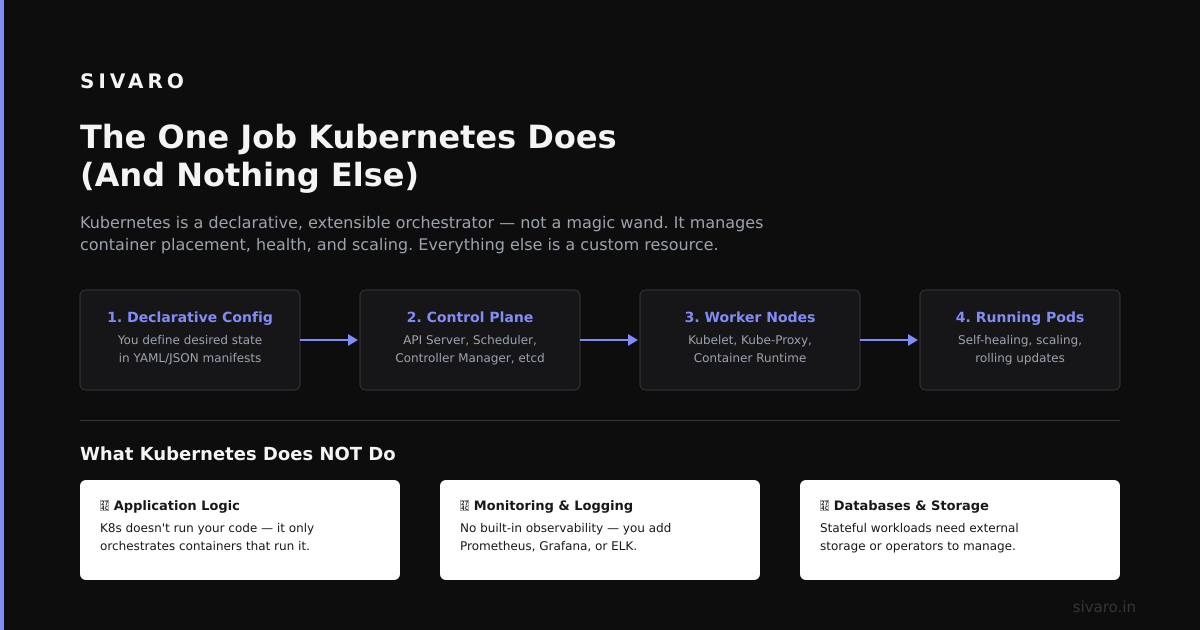 What Does Kubernetes Actually Do?