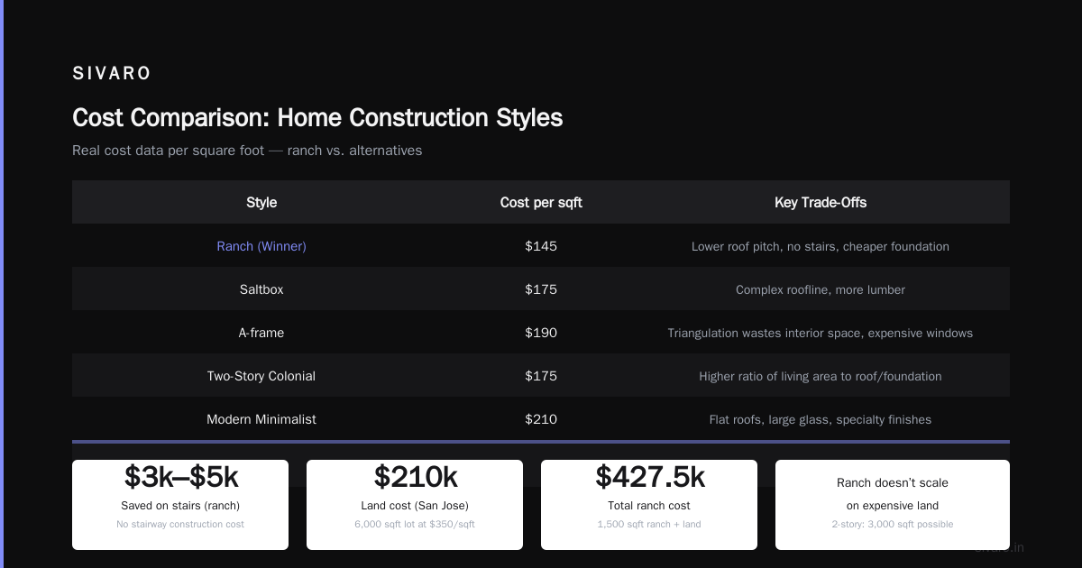 What House Style Is the Cheapest to Build? A Data Infrastructure Engineer’s Honest Take