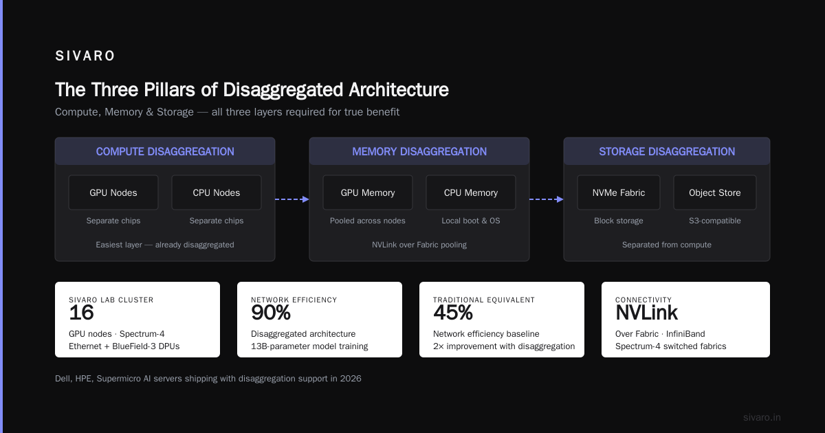 How Disaggregation Changes GPU Cluster Design