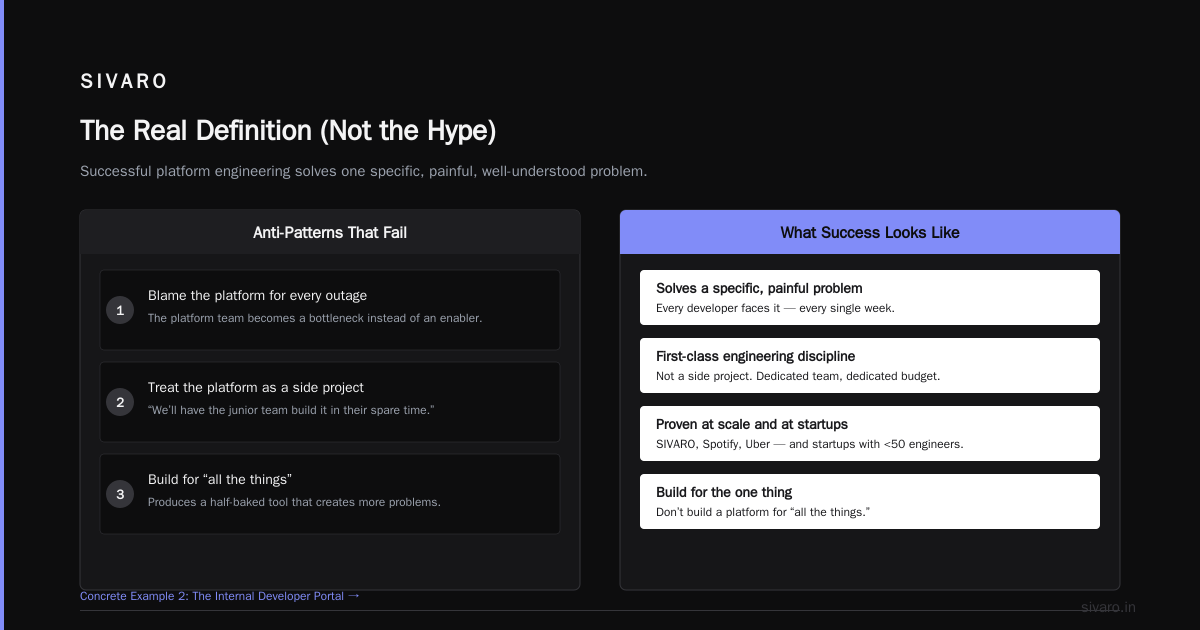 What Is a Platform Engineering Example? A Practitioner’s Guide