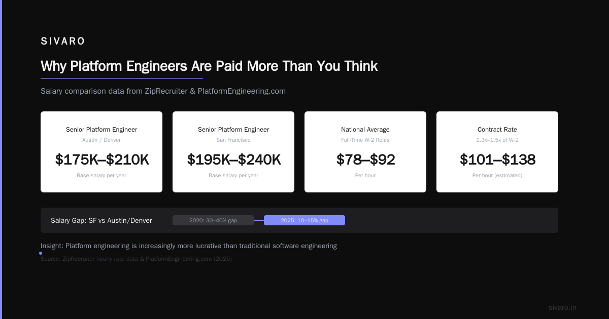 What is a Platform Engineer's Salary? A Data-Driven Guide for 2026