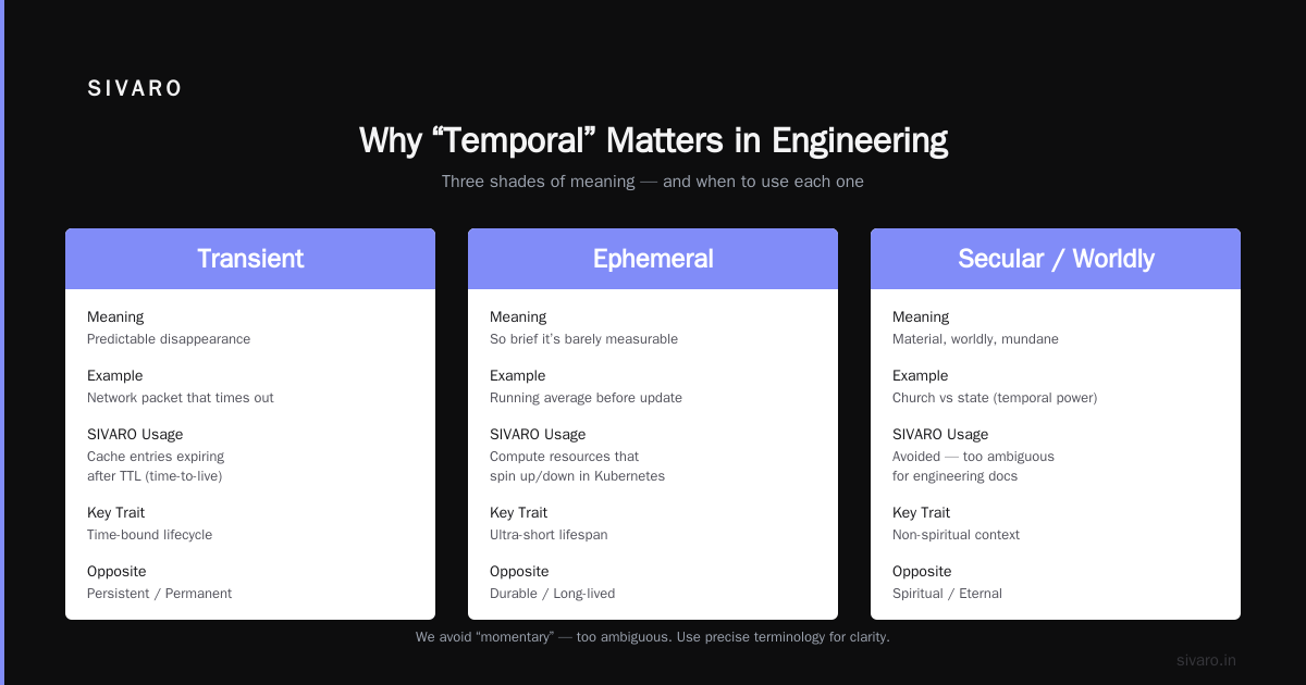 What Is a Synonym for Temporal? (A SIVARO Engineer’s Guide)
