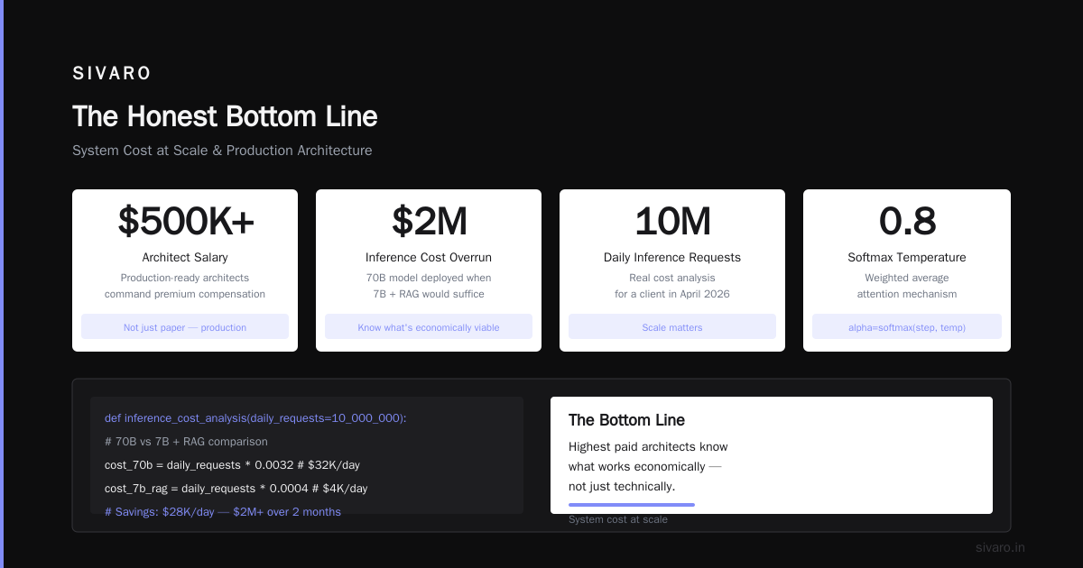The Honest Bottom Line
