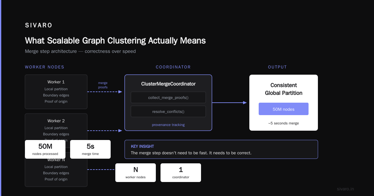 Why Graph Clustering Breaks at Scale (And How We Fixed It)