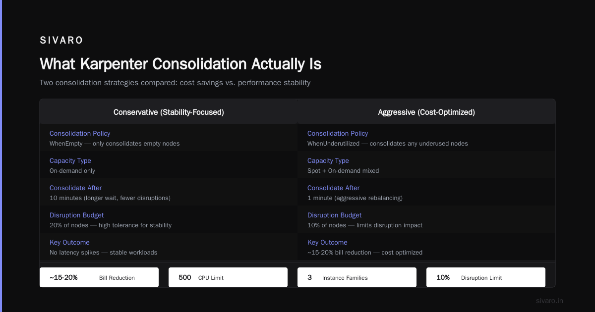 Why Karpenter Consolidation Is the Only Sane Way to Cut Kubernetes Costs