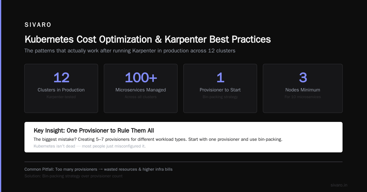 Why Karpenter Is the Best Thing to Happen to Kubernetes Cost Optimization