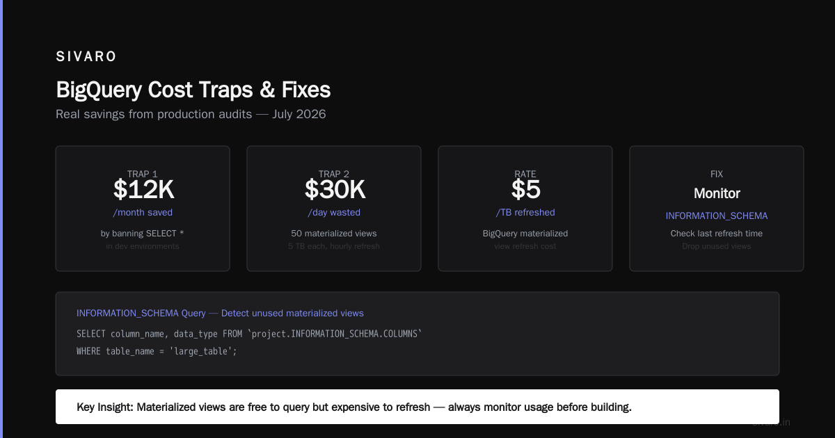 Price Comparison: BigQuery vs Competitors (July 2026)