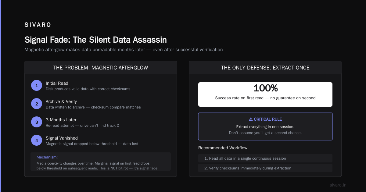 The Uncomfortable Truth: Some Data Is Already Gone